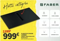 Plaque de cuisson combiné Faber Tablegalileo-Rongf830
