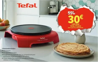 Crêpière Tefal PY3015 Crep'party compact
