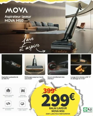 Balai laveur MOVA M50