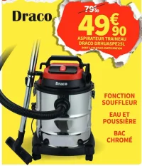 Aspirateur traineau Draco DRHUASPE25L