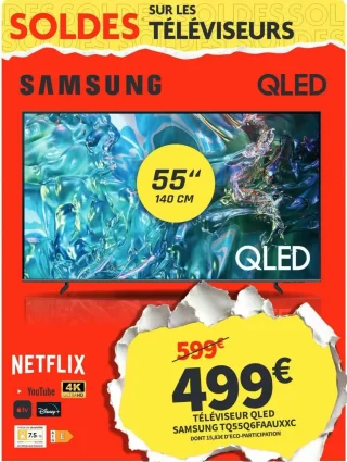 Téléviseur QLED Samsung TQ55Q6FAAUXXC 55"