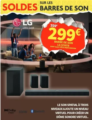 Barre de son LG S70TR