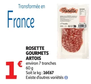 Rosette Gourmets Artois