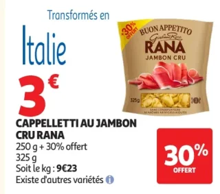 Cappelletti au jambon cru Rana