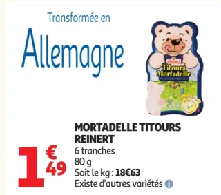 Mortadelle Titours Reinert