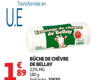 BÛCHE DE CHÈVRE DE BELLAY