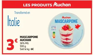 Mascarpone Auchan