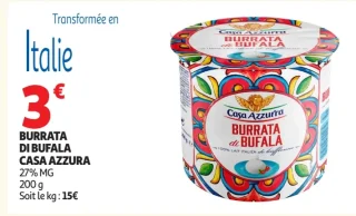 Burrata di bufala Casa Azzurra