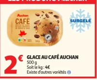 GLACE AU CAFÉ AUCHAN