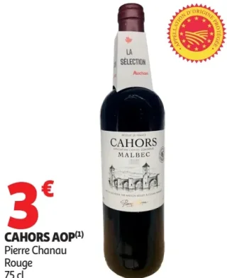 Cahors AOP Pierre Chanau Rouge