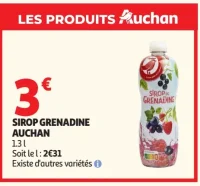 Sirop Grenadine Auchan