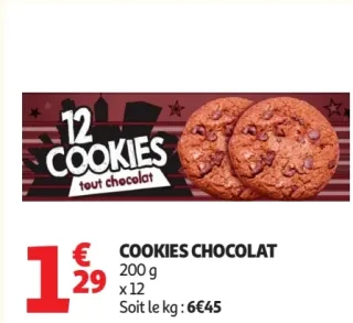 Cookies Chocolat