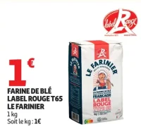 Farine de blé Label Rouge T65 Le Farinier