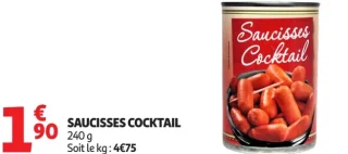 Saucisses cocktail