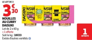 Nouilles au curry Daisuki