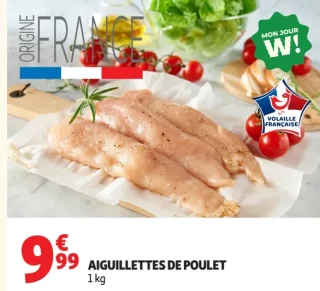 Aiguillettes de poulet