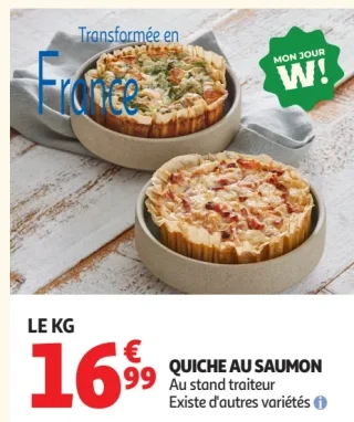 Quiche au saumon