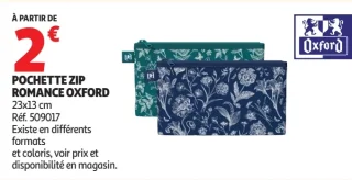Pochette zip Romance Oxford