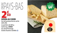 GOUDA AU CUMIN