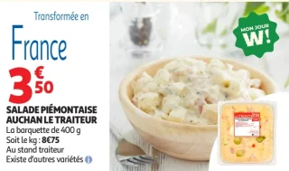 SALADE PIÉMONTAISE AUCHAN LE TRAITEUR