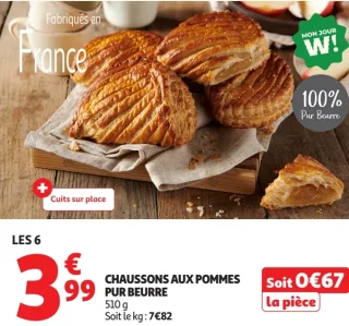 Chaussons aux pommes pur beurre