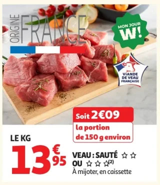 Veau : Sauté