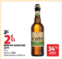 Bière IPA Signature Ch'ti