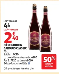 BIÈRE GOUDEN CAROLUS CLASSIC