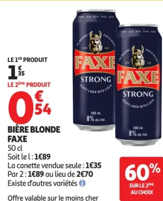 Bière Blonde Faxe