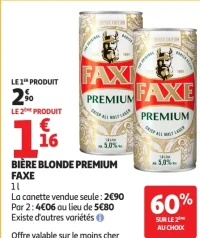 Bière Blonde Premium Faxe