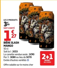 BIÈRE SLASH MANGO