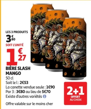 BIÈRE SLASH MANGO