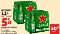 Bière Blonde Heineken