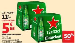 Bière Blonde Heineken