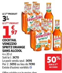 COCKTAIL VENEZZIO SPRITZ ORANGE SANS ALCOOL