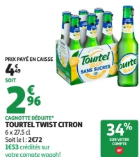 TOURTEL TWIST CITRON