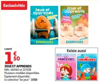 Livre d'exercices Joue et apprends