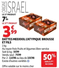 Dattes medjool l'atypique Brousse et Fils