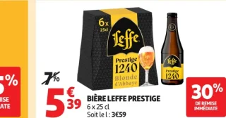 Bière Leffe Prestige