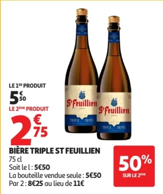 BIÈRE TRIPLE ST FEUILLIEN