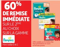 Gamme de couches et culottes Pampers