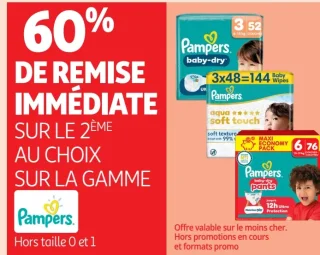 Gamme de couches et culottes Pampers