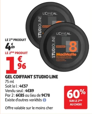 Gel coiffant Studio Line L'Oréal