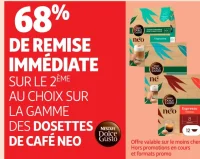 Dosettes de café Nescafé Dolce Gusto Neo