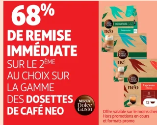 Dosettes de café Nescafé Dolce Gusto Neo