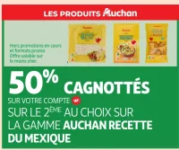 Gamme Auchan Recette du Mexique