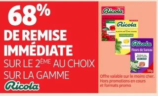 Gamme de bonbons Ricola