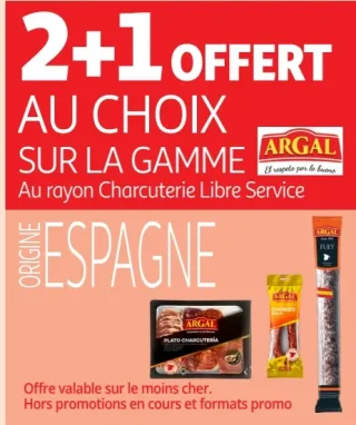 Charcuterie en tranches Argal