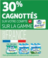 Lait Matin Léger Lactel