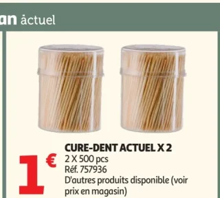 CURE-DENT ACTUEL X 2